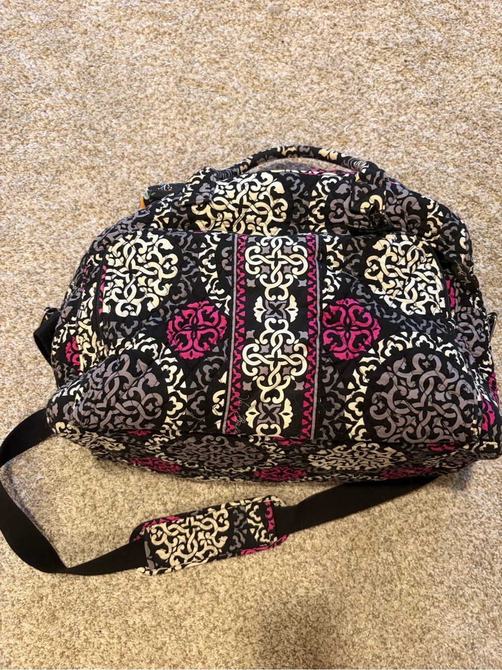 Vera Bradley Quilted Travel Duffel Bag